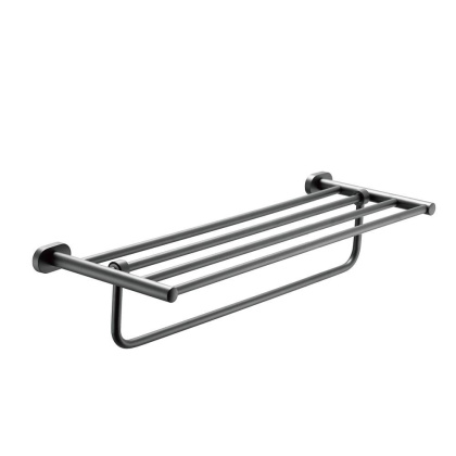 Полотенцедержатель с полкой, SG5108T Shevanik, Оружейная сталь