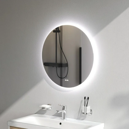 Зеркало с подсветкой в ванную круглое AM.PM X-Joy M85MOX40601S сенсорное, 60х60х3,5 см