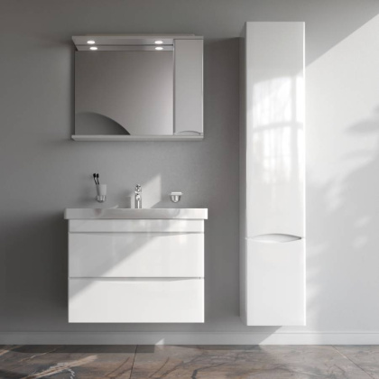 База под раковину подвесная, 65х80х45 см, белая, M80FHX0802WG