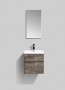 Тумба с раковиной подвесная BelBagno PIETRA MINI 50AS Stone, раковина белая Тумба с раковиной подвесная BelBagno PIETRA MINI 50AS Stone, раковина белая