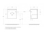 Керамическая раковина BelBagno BB1923-500 Керамическая раковина BelBagno BB1923-500