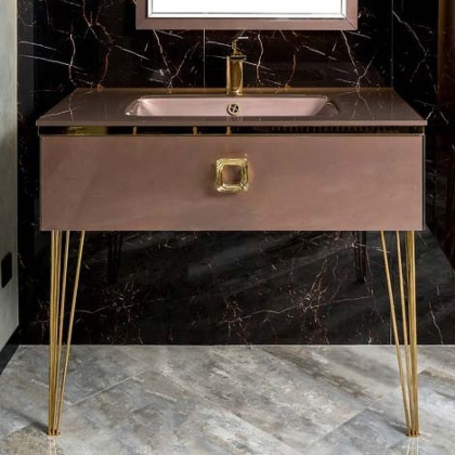 Консоль LUCIDO 100 см Лиловый 303905 770-100-PU Boheme