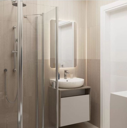 Декор OS\B317\11235R чипсет Про Дабл бежевый светлый матовый обрезной 30х60х9 (1уп/5шт), шт