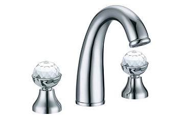 Смеситель для раковины на 3 отверстия BRILLANTE Presente_Комплект Смеситель для раковины на 3 отверстия BRILLANTE Presente_Комплект