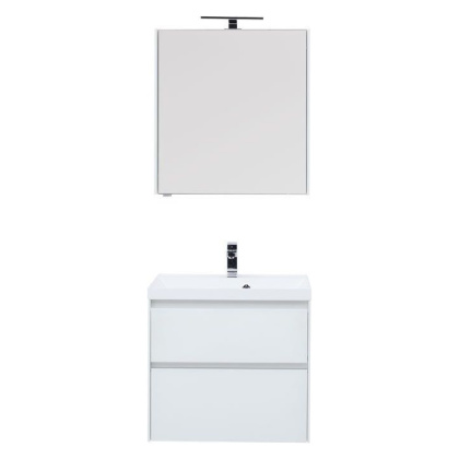 Мебель для ванной Aquanet Гласс 60 белый