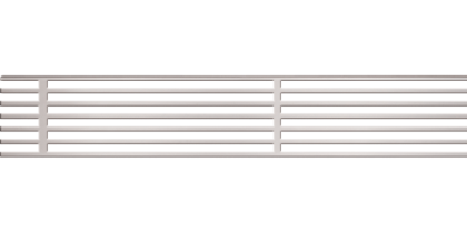 Решетка для дренажного желоба 75 мм, нержавеющая сталь