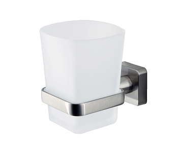 Подстаканник одинарный Rhin, 8х10х10,5 см, хром, K-8728