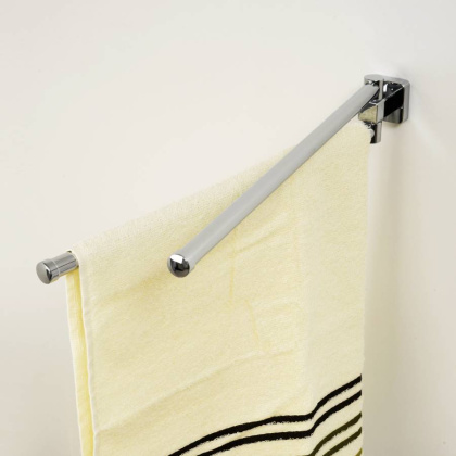 Держатель полотенец двойной Lippe, 43,5х6,5х4,6 см, хром, K-6531