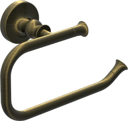 Держатель туалетной бумаги RUSH Crete, 13х29х8 см, цвет бронза, CR35110