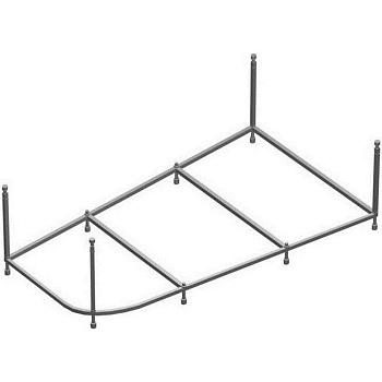 W72A-160-100W-R2 Каркас для ванны spirit 160х100