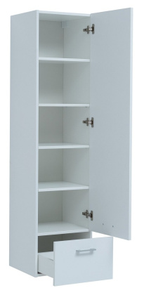 Шкаф-пенал для ванной Aquanet Нота 40 белый