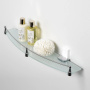 Leine K-5044WHITE (ранее К-5024WHITE) Полка стеклянная с бортиком