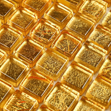 Мозаика стеклянная Classik Gold (стекло) 30*30, м2