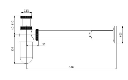 Сифон AQUATEK AQ6011CR 