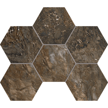 Мозаика BR04 Hexagon 25x28,5 полир. Мозаика BR04 Hexagon 25x28,5 полир.