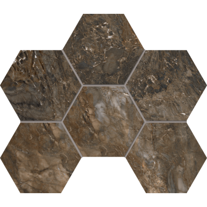 Мозаика BR04 Hexagon 25x28,5 полир. Мозаика BR04 Hexagon 25x28,5 полир.