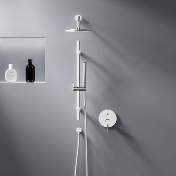 936530000 Scandinavian Pure встраиваемая душевая система душевым смесителем и штангой, хром