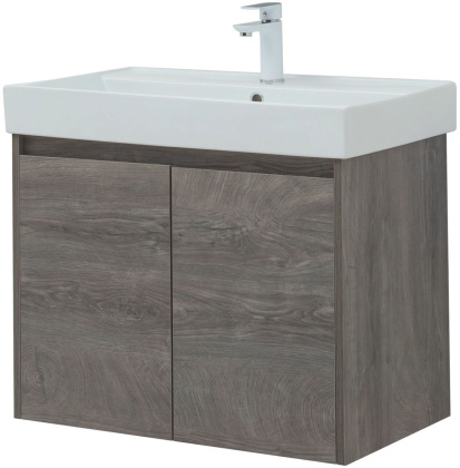 Тумба под раковину Aquanet Nova Lite 75 дуб рошелье (2 дверцы)