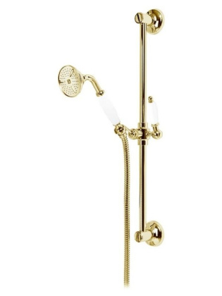 GOLF-SD-03/24-M Душевой гарнитур Исполнение: Золото 24 карат, Ручки: Бронза 
