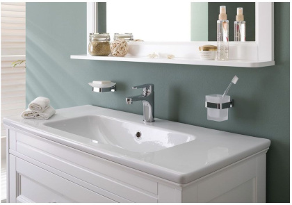 Тумба под раковину Aquanet Бостон 100 белый матовый