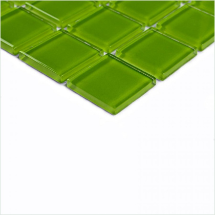 Мозаика стеклянная Green Glass (чип 4*25*25) 300*300(22шт-1.98м2), м2