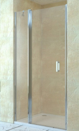 Душевая дверь RGW LE-08, 06120811-11, 110 х 195 см распашная, стекло прозрачное, хром