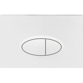 Кнопка смыва BB052BL, белая глянцевая