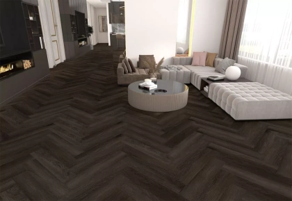 Кварц-виниловый ламинат SPC Aspenfloor Elegant EL6-02 Дуб Кёльн 4V (5мм//1,311м2) (640мм*128мм), м2