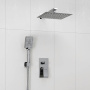 A16190 Встраиваемый комплект для душа с верхней душевой насадкой и лейкой Wasserkraft