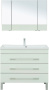 Комплект мебели для ванной Aquanet Верона 100 белый (напольный 3 ящика)