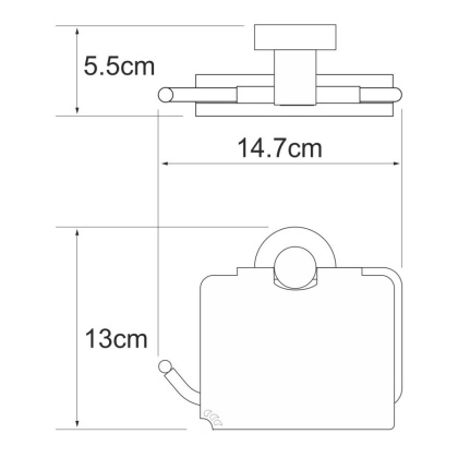 Isen K-4025 Держатель туалетной бумаги