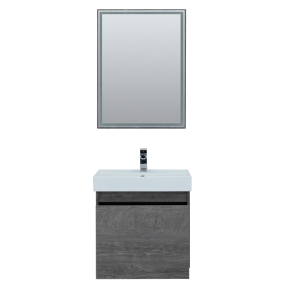 Мебель для ванной Aquanet Nova Lite 60 дуб рошелье (1 ящик)